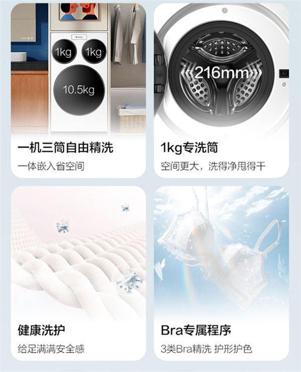 外观似米老鼠：明日预售小筒容量1kg九游会·j9网站海尔发布创新洗衣机(图2)
